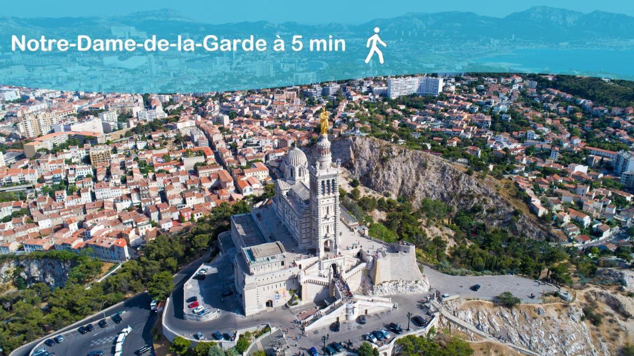 Aux Pieds De La Bonne Mere - Centre - Wifi Marseille Exteriör bild
