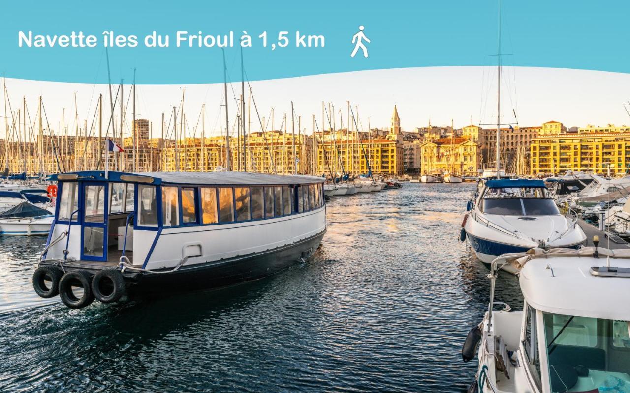 Aux Pieds De La Bonne Mere - Centre - Wifi Marseille Exteriör bild